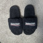 Balenciaga Black Slides Size 11 5