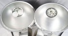 Pair Smith-victor Fl3 Photography Lights W 3 Ceramic Sockets  Mount Arms Working