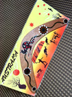 Australia Souvenir 14  Painted Curved Wooden Boomerang Toy Made In China
