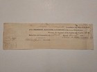 1793    rancocus Toll-bridge    Stock Certificate   1   Itasb Nj Governor Bloomfield