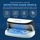 Counterfeit Bill Fake Money Detector Portable Currency Check Light Khippus K410 