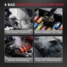 Engine Radiator Cooling Fan For Mercedes Benz Slk250 Slk300 C250 2045000293