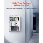 Structured Media Enclosure 20 In Recessed In-wall Tv Media Box With Cover