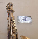 Antique Elkhart Baritone Saxaphone Collectible Musical Instrument Parts S8