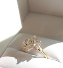 1 00 Ct Marquise Cut Lab Created Diamond Engagement Ring For Women