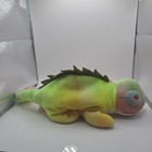 Ty Beanie Baby 9 Inch Rainbow Iggy The Iguana Chameleon Toy
