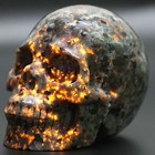 5 01  Yooperlite Carved Crystal Skull  Realistic  Crystal Healing