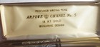 Vintage Arpege Chanel No 5 14k Gold Filigree Ballpoint Pen Set In Red Box