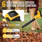 Cordless Leaf Blower For Dewalt 20v Max Battery tool Only   560 Cfm 180 Mph Elec