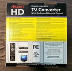 Access Hd Digital To Analog Tv Converter W remote Control Dta1080d New