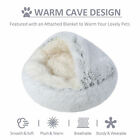 Plush Dog Cat Pet Sleeping Bed Anti-slip Kennel Puppy Cave Warm Nest Super Soft 