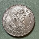 Mexico - 1 Un Peso 1958 - Jose Morelos - Silver Coin Bu Uncirculated