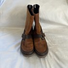 Merrell Emery Buckle Boots Size 9 Bootie Brown Leather Outdoor Performance