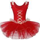 Girls Skirted Leotards Ballet Dance Tutu Princess Dress Ballerina Costumes 3-8y
