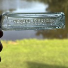 Antique Lightning Hot Drops The Herb Medicine Co Embossed Bottle  Springfield Oh