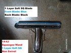 14  4j S-bend Hard Surface Tile   Grout Blk 1 Layer Squeegee Wand Floor Scrubber