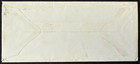 1869 Us Cover With Locomotive Stamp Blue Carmel Error Top  Sc 114