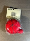 Vintage Sewing Tomato Pin Cushion With Strawberry Emery Cushion  new   1132 
