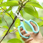 1pc V   blade Floral Pruning Scissors     Multi   function Sk5 Steel Shear - New