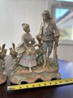 Antique Dresden Porcelain Figurines Man And Woman  set Of 2 Or Sold Seperately 