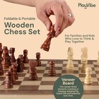15  Wooden Chess Sets - Board Game With 2 Extra Queens   Wooden Chess Board Set