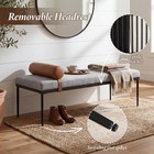 55 entryway Bench With Storage Modern Ottoman Bench End Of Bed Upholstered Bench