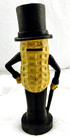 Vintage Cast Iron Doorstop still Bank Mr Peanut Planters 11 1 2in  Tall Heavy 