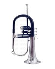 Professional Flugel Horn 3v Black nickel Expert Choice With Hard Case Mouthpice 