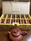 Vintage Yixing Zisha Clay Dragon   Fish Teapot 12 Cups  6 Aroma  6 Tasting Cups 