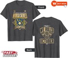 New Milwaukee Brewers 2026 World Series Champions Locker Room Twosided T-shirt