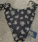 Polo Ralph Lauren Stencil Floral Side Lace Bikini Bottom  Black  Women s Xs