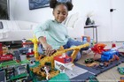 Hot Wheels City Toy Track Set  Downtown Express Car Wash Playset With 1 64 Sc   