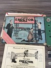 Vintage Gilbert Erector Set No  1 W  Manual  Flat Box     Classic - 1924