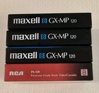 4x New Maxell 8mm Gx-mp High Quality 120 Min Camcorder Video Cassette Tape 