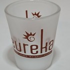 Lot Of 5 Casino Shot Glasses  Caesars Palace Sahara Pala Eureka Whiskey Pete s