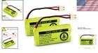 Long-lasting 800mah Ni-mh Rechargeable Battery For At t   Vtech Phones - 2 Pcs
