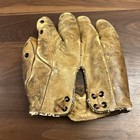 Vintage 1930s Jc Higgins Leather Split Finger Baseball Glove Goose Goslin 1653