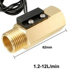 G1 2 Hall Effect Liquid Water Flow Sensor Switch Flowmeter Meter 1 2-12l min