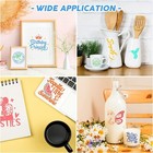 7sheets Permanent Adhesive Vinyl Bundle Craft Vinyl 12x12  For Cut Silhouette