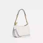 Nwt Coach Teri Shoulder Bag In Signature Canvas Glacierwhite Ca548 Free Ships