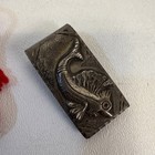 Vintage Taxco Mexico Rooster Fish Money Clip Silver