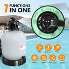 Sand Pool Filter 16 Inch Tank With 3 4 Hp Pump For Above Ground Swimming Pool