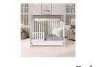 Dream On Me Convertible Crib Toddler Guard Rail In White  Converts Cribs   