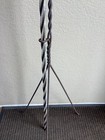 Vintage 59 3 4    Lightning Twisted Rod W  3 Leg Twisted Stand Weathervane No Top