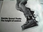 Vintage 1970  s Raichle Ski Boots Poster Ad 25  X 15   New