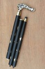 Vintage Brass Handle Victorian Wooden  Walking Stick Canes Antique Designer Gift