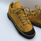 Vtg Vans Made In Usa Size 6 5 Women Yellow Style 32 Mid Skool Old 80   s 90   s