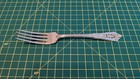 Wallace Sterling Silver - Rose Point - 7 5 8  Dinner Fork  no Monogram 
