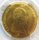 Austria 1820-a Gold Ducat Pcgs Unc-details