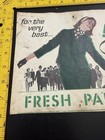 Mab Paints M a b  1960s Vintage  wet Paint  Old Cardboard Sign  fresh Paint  Adv